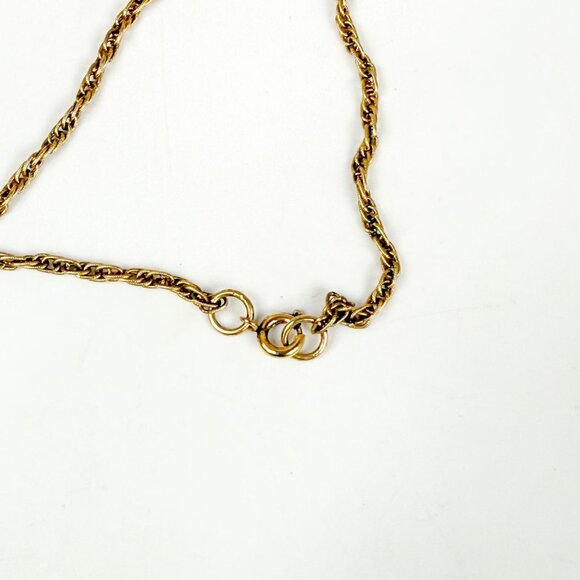 Vintage Gold Tone Handheld Magnifying Glass Loupe Pendant Necklace - Picture 6 of 6